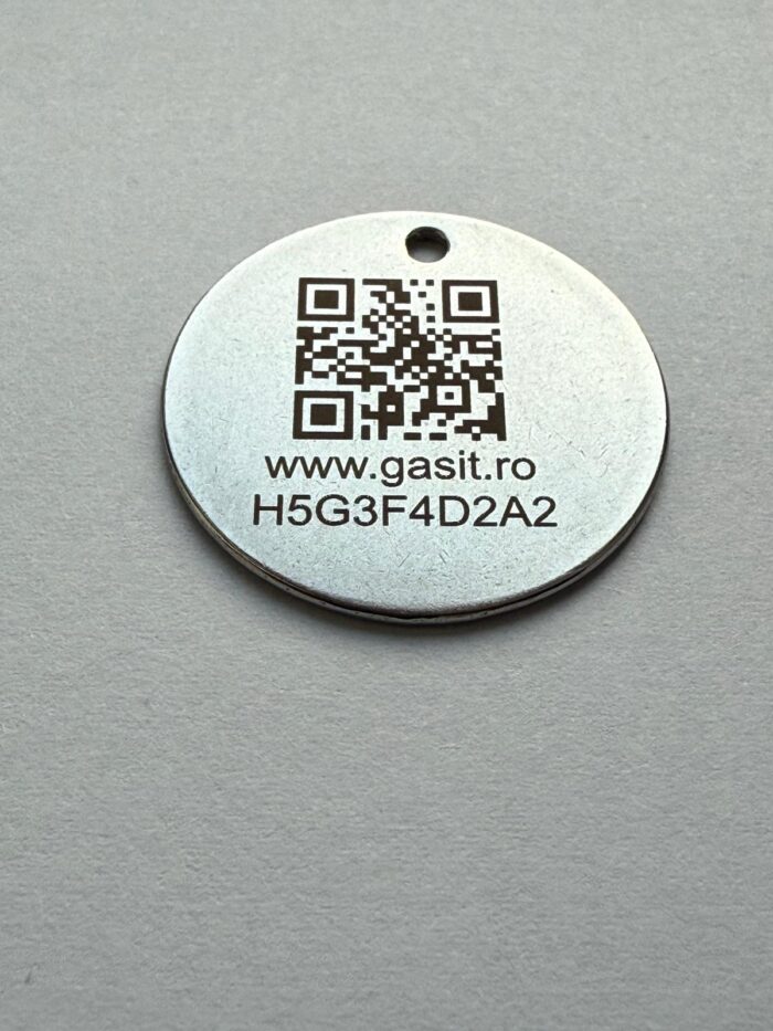 AdoTag Inox Rotund 20mm