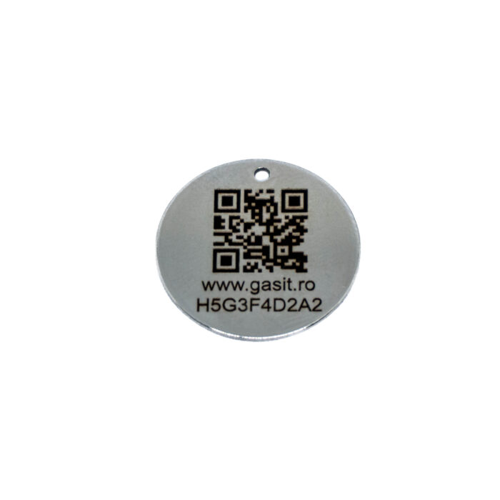 AdoTag Inox Rotund 20mm - imagine 4