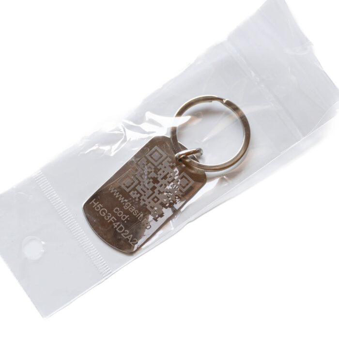 AdoTag Army 50x28mm Inox - imagine 4