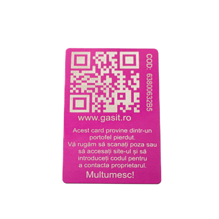 AdoTag Card portofel - mov