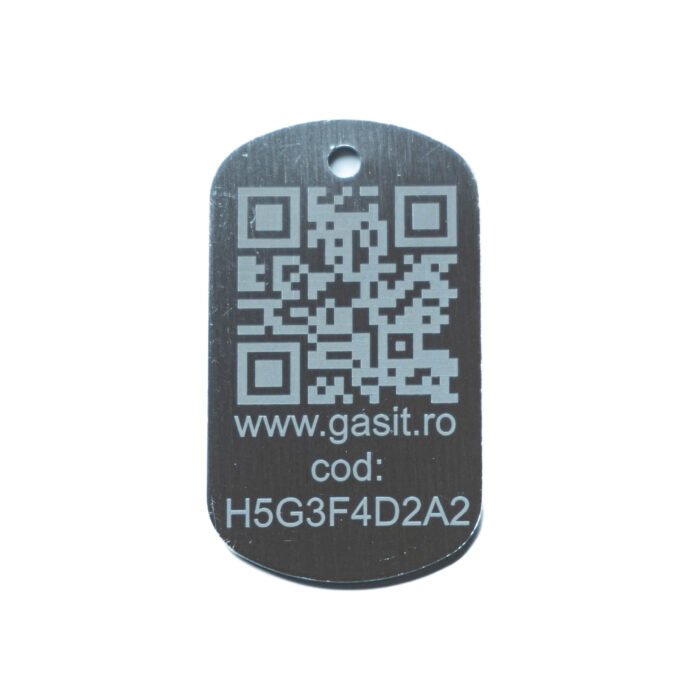 AdoTag Army 50x28mm Aluminiu