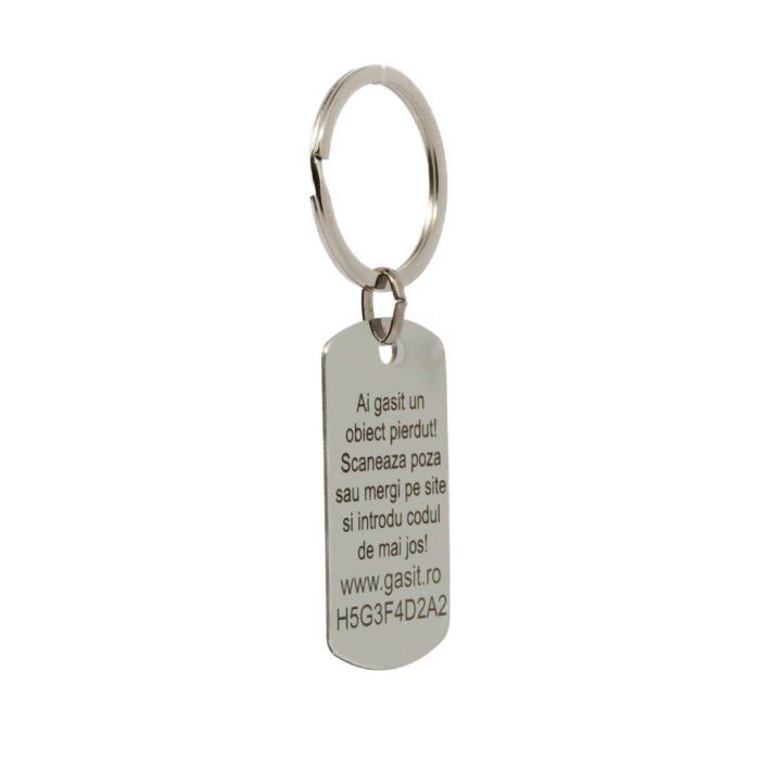 AdoTag Army 50x28mm Inox - imagine 6